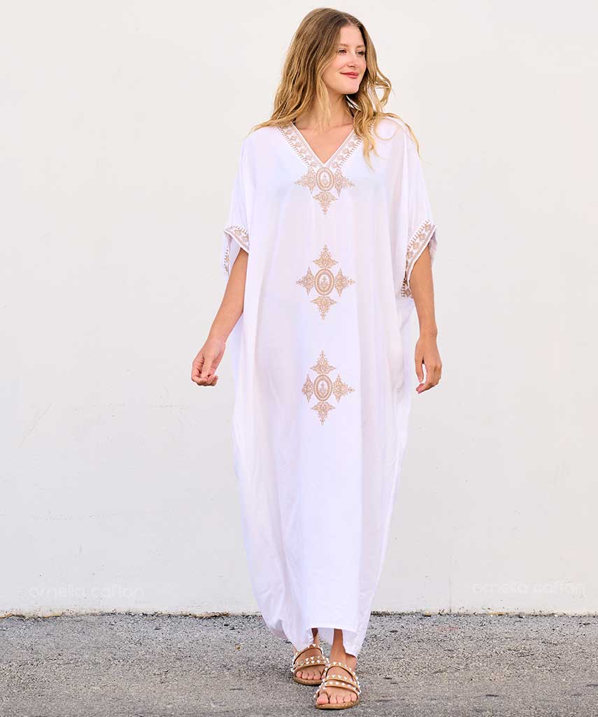 Kaftan Pérola | Gata Raposa™