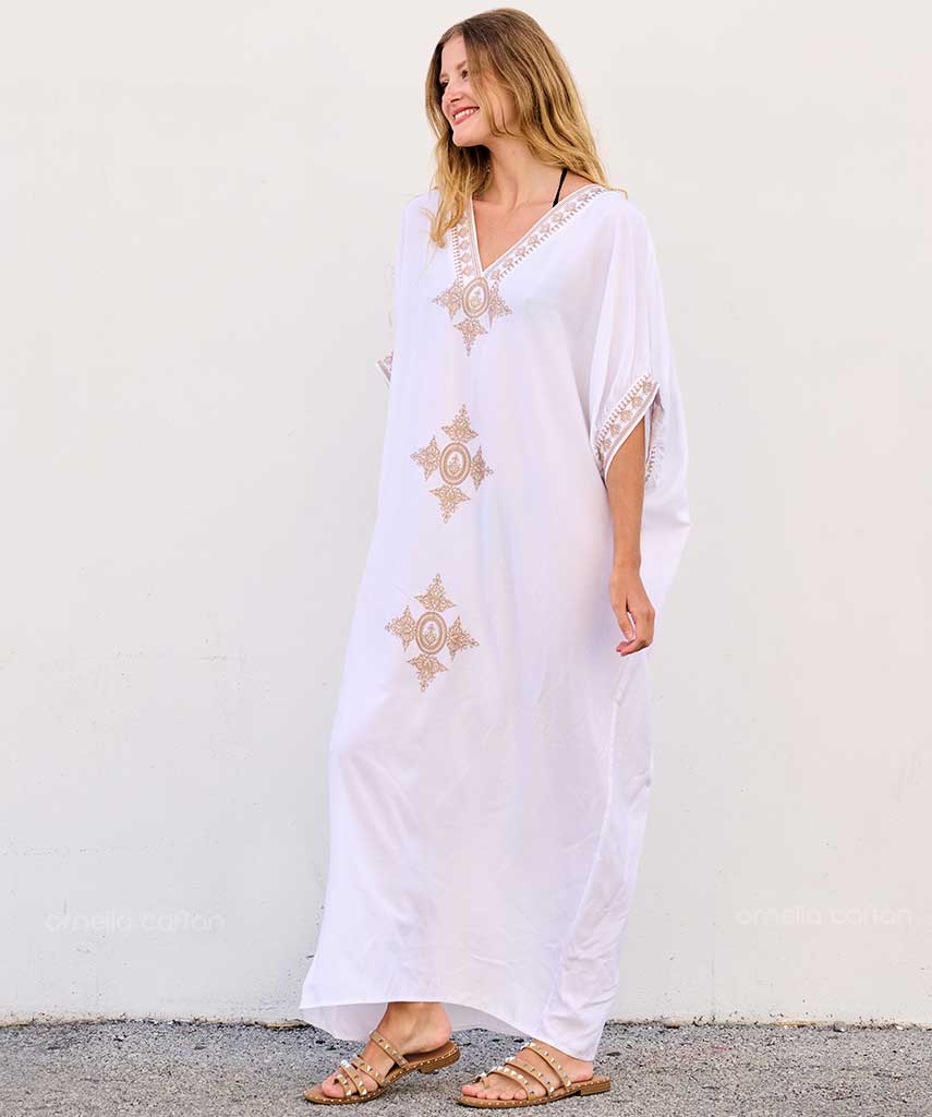 Kaftan Pérola | Gata Raposa™