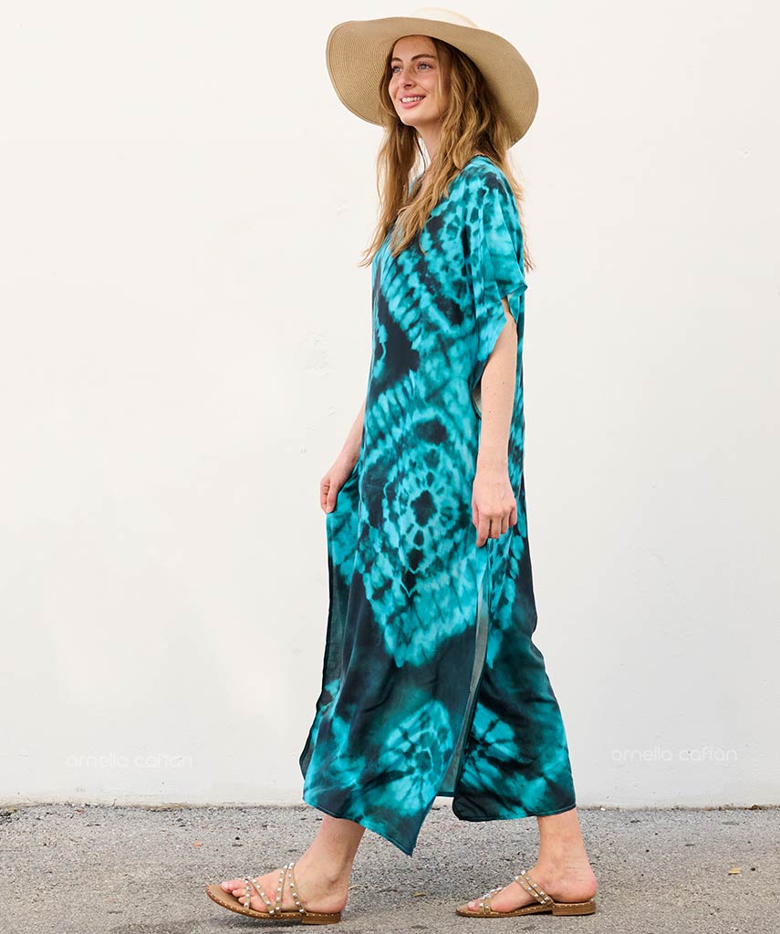 Kaftan Vibrações - Esmeralda | Gata Raposa™