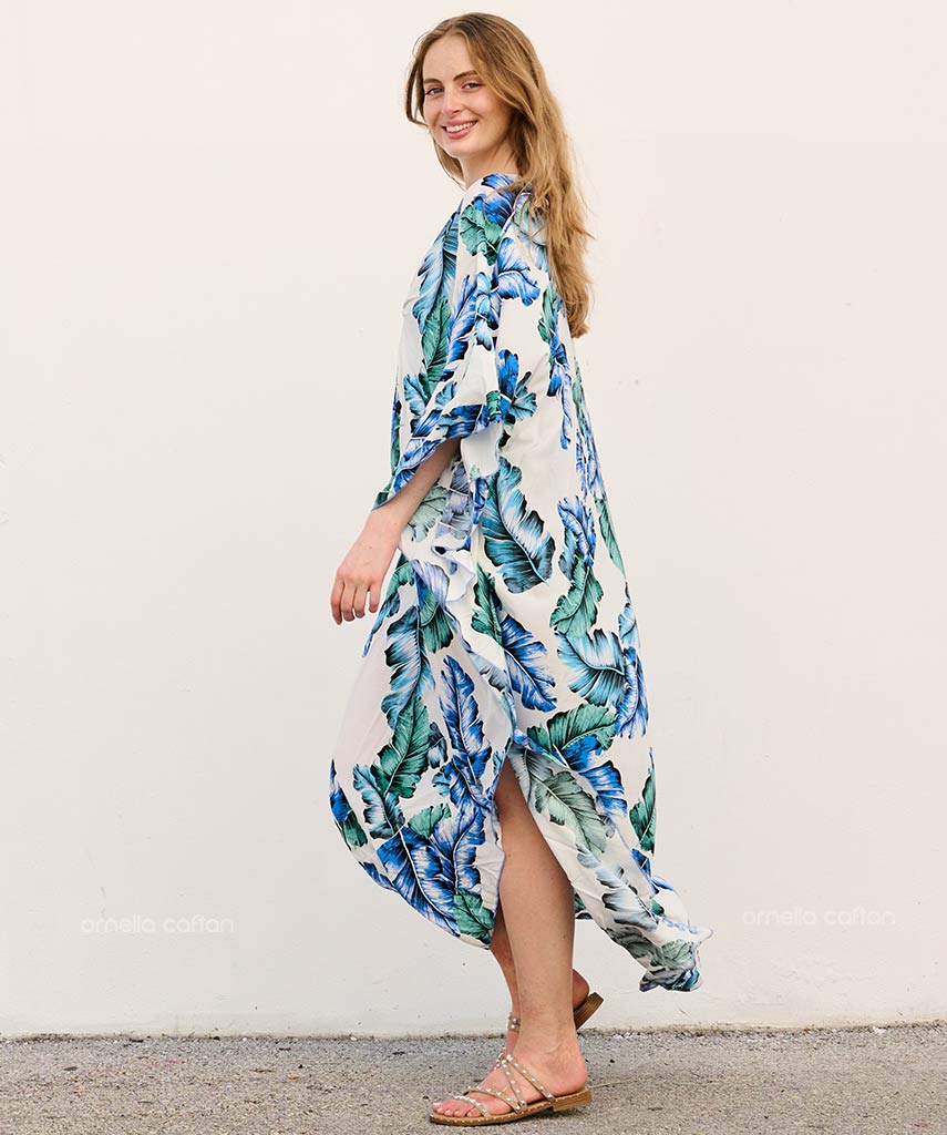 Kaftan Vibrações - Jade | Gata Raposa™
