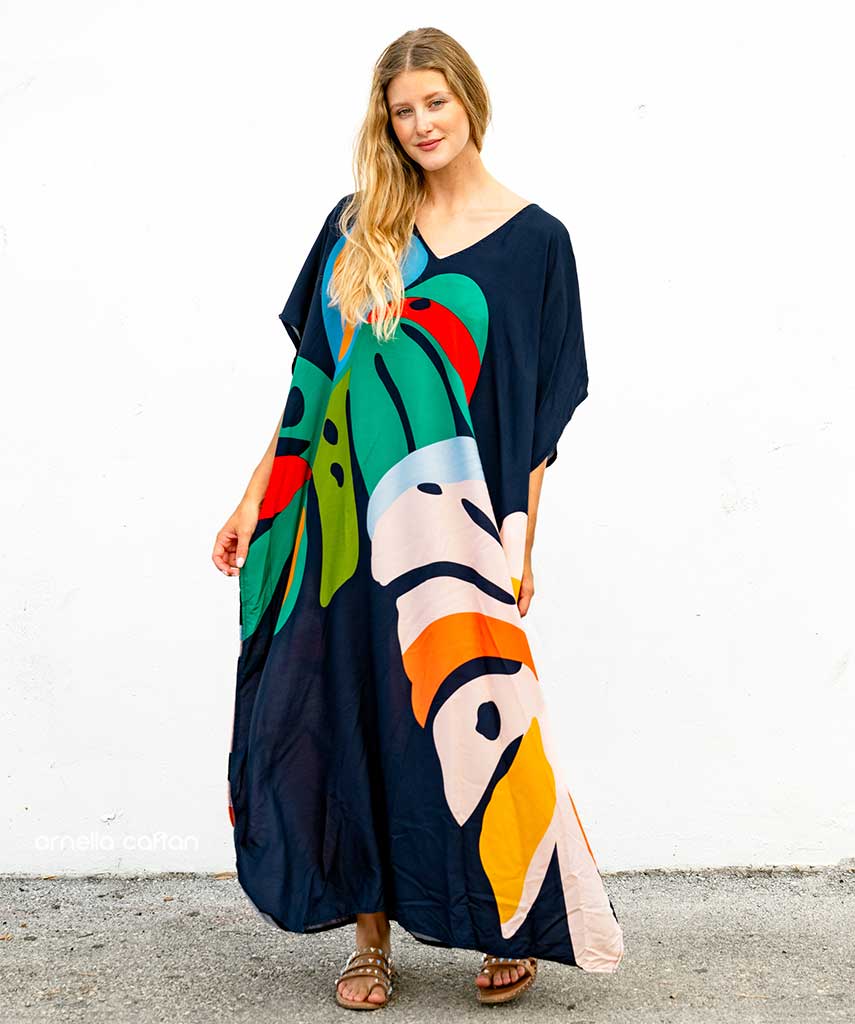 Kaftan Vibrações - Amazônia | Gata Raposa™