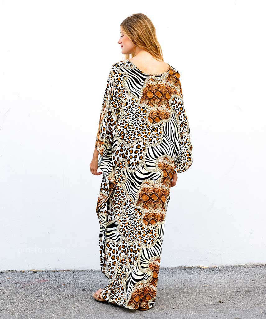 Kaftan Vibrações - Feral | Gata Raposa™