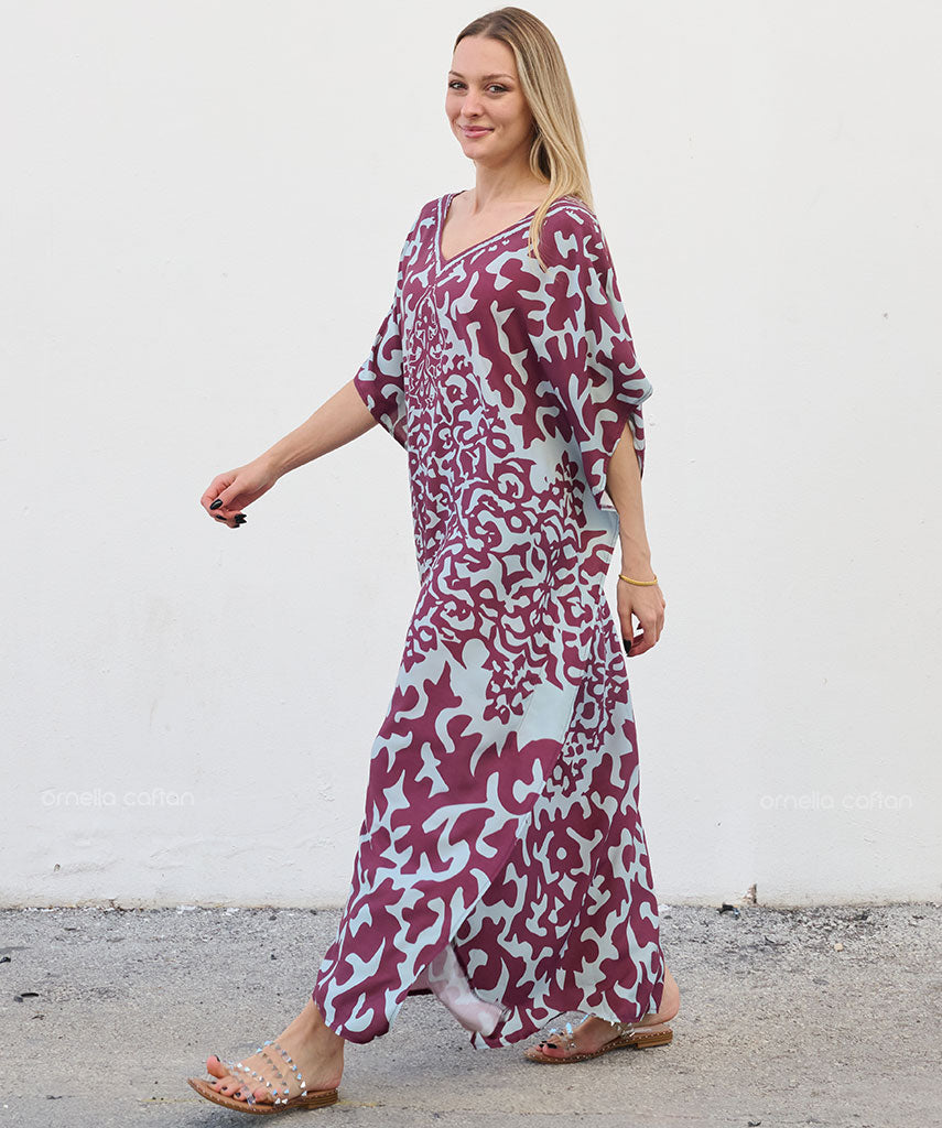 Kaftans Maví – Vitória-Régia | Gata Raposa™