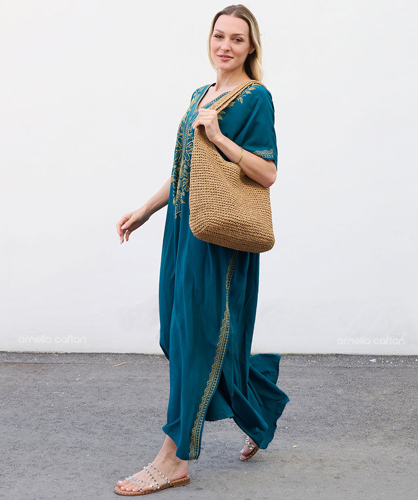 Kaftan Auge — Verde | Gata Raposa™