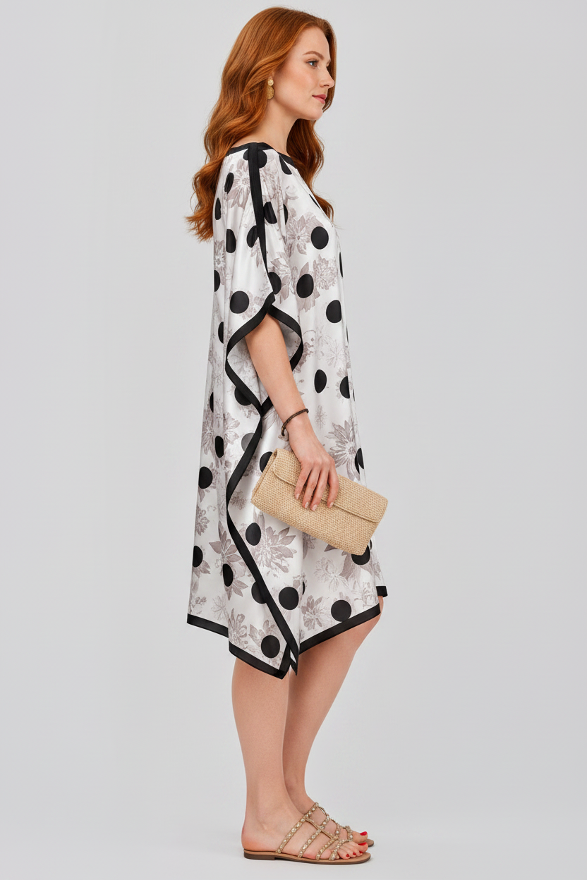 Kaftan Riviera — Perle | Gata Raposa™