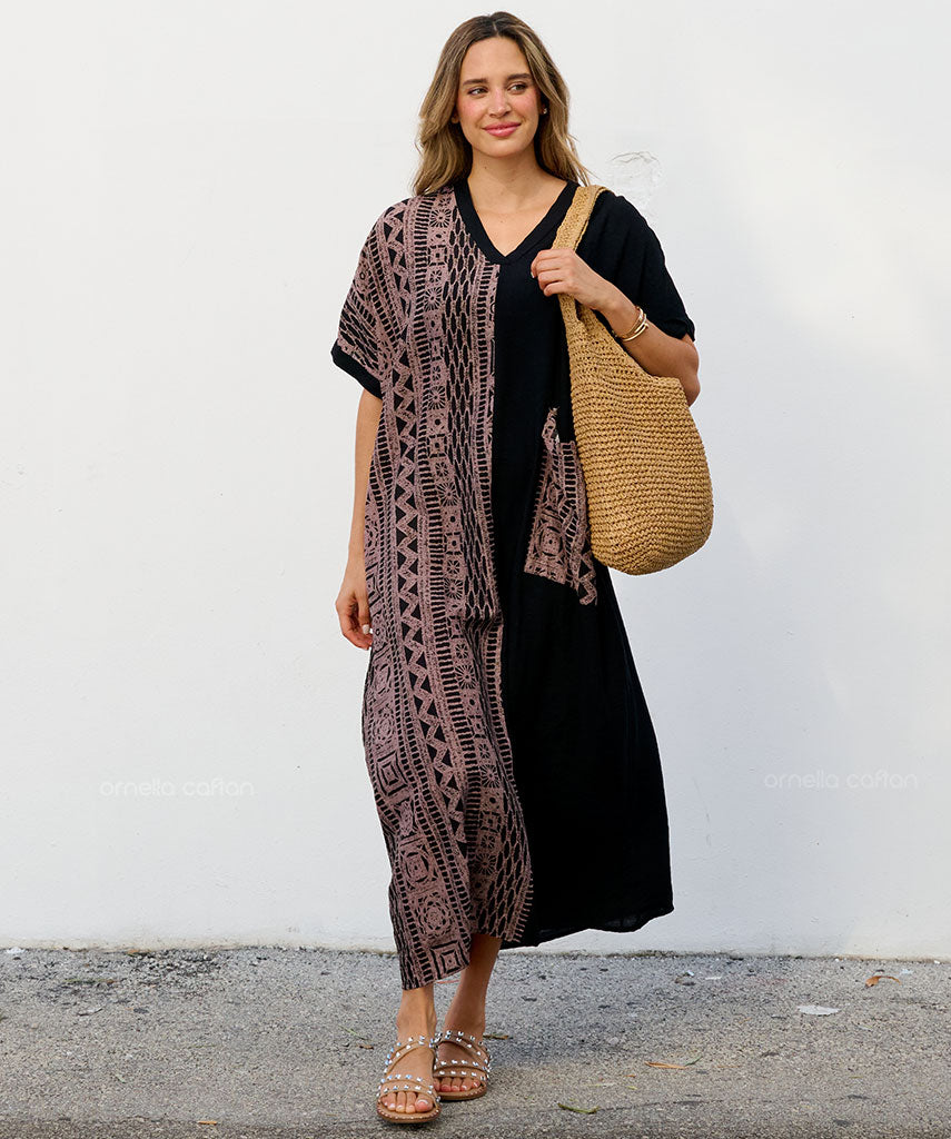 Vestido casual com um bolso - Gata Raposa™