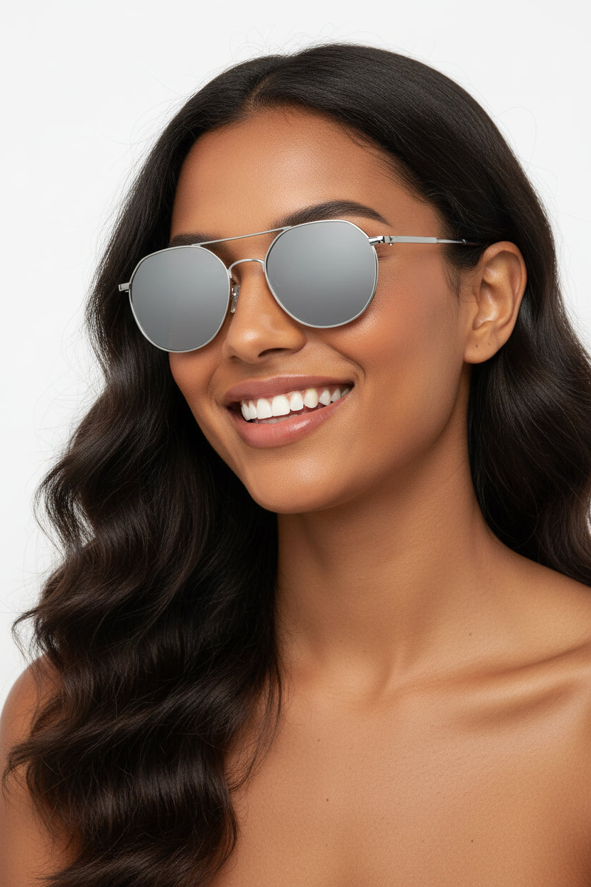 Óculos de Sol Melina — Elegância Moderna com Proteção Premium