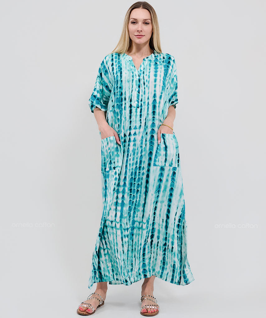 Kaftan Botânica — Maré | Gata Raposa™