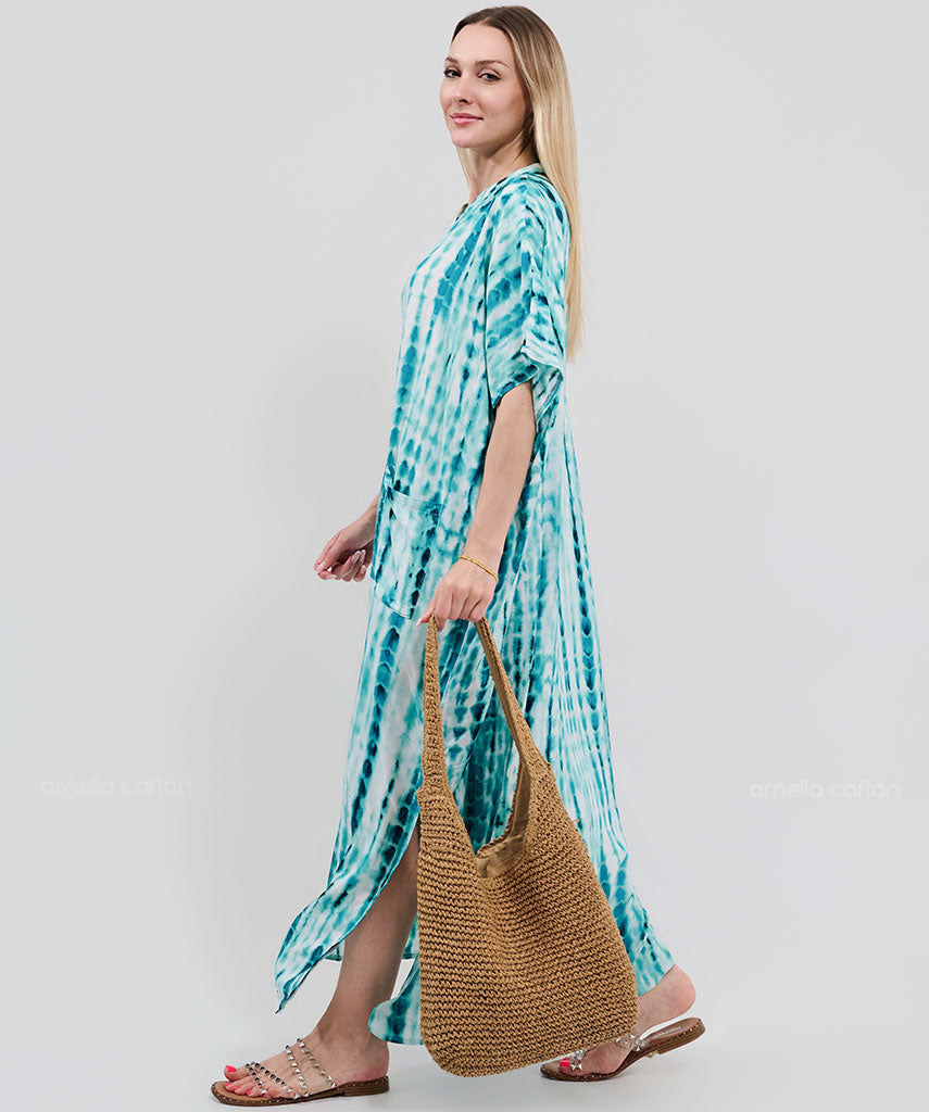 Kaftan Botânica — Maré | Gata Raposa™