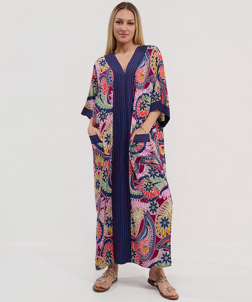 Kaftan Botânica — Rosália | Gata Raposa™