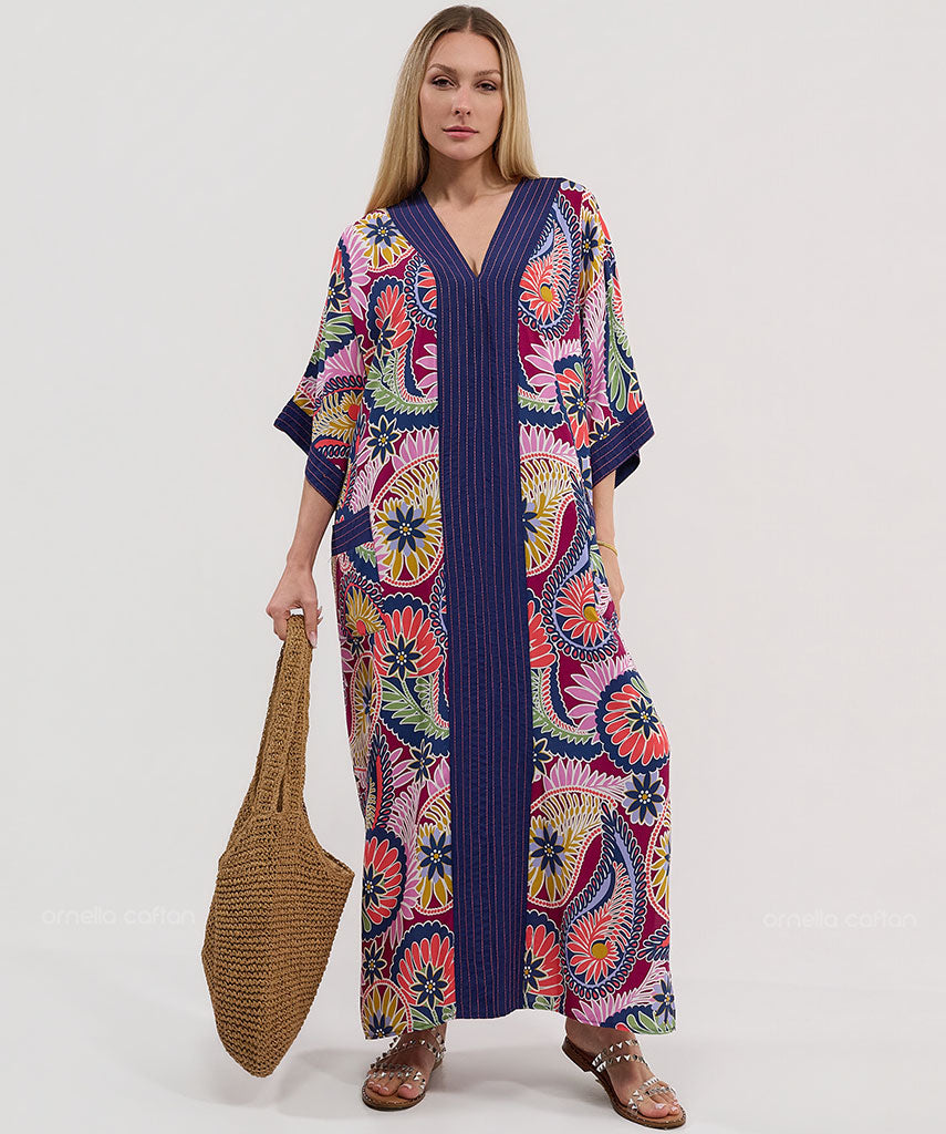 Kaftan Botânica — Rosália | Gata Raposa™