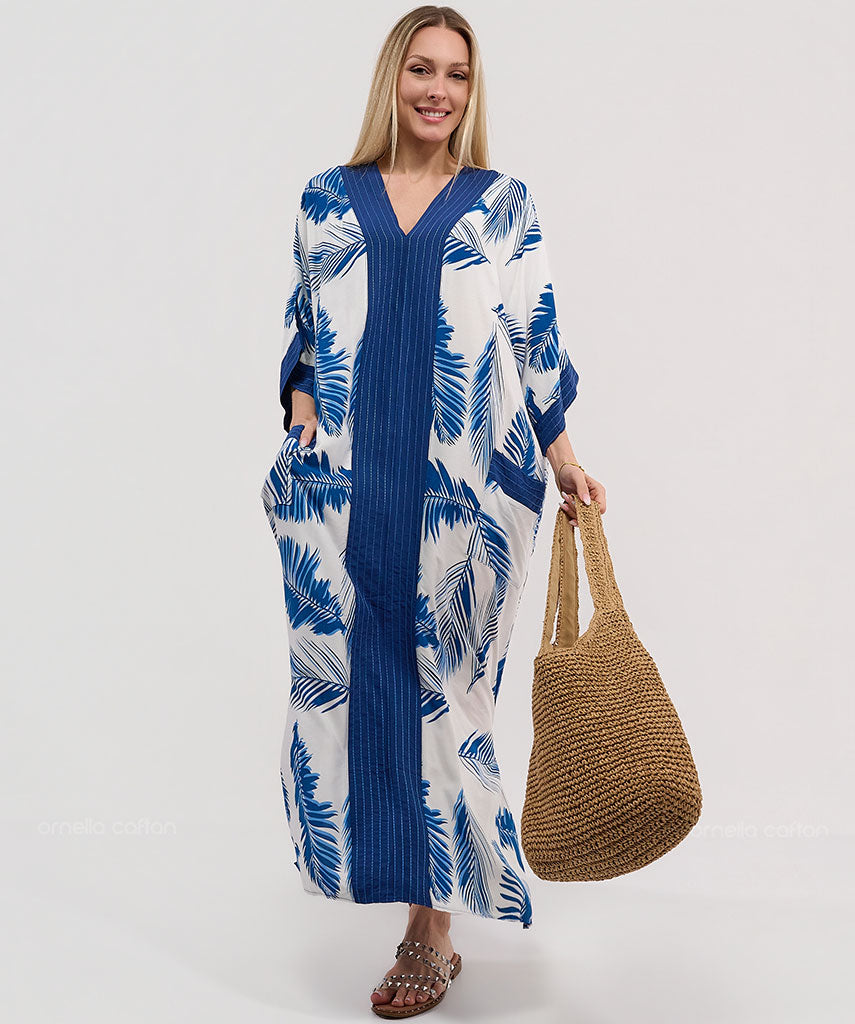 Kaftan Botânica — Nápoles | Gata Raposa™