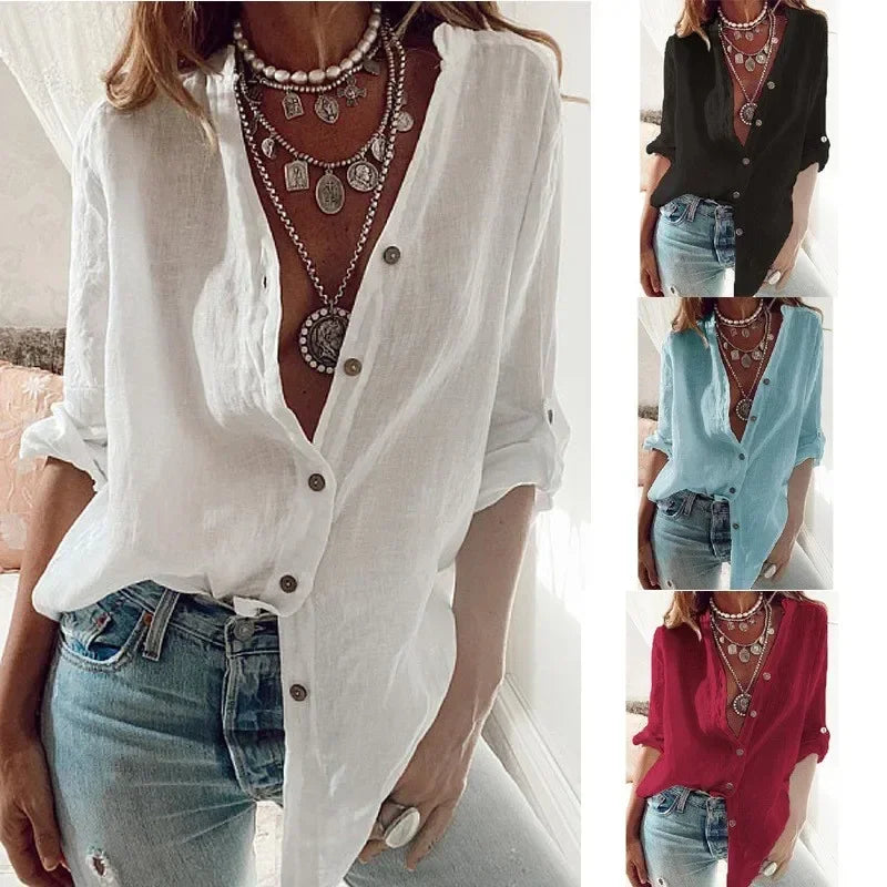 Camisa feminina Londres