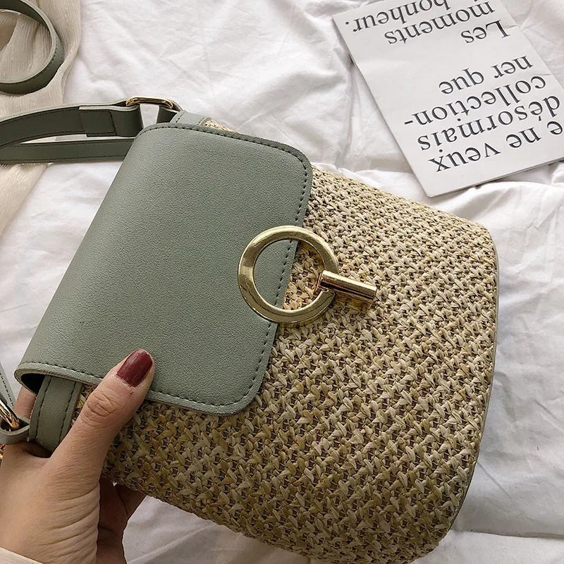 Bolsa de Palha Artesanal Any