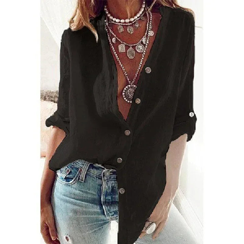 Camisa feminina Londres
