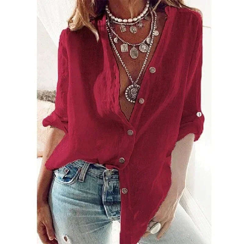 Camisa feminina Londres