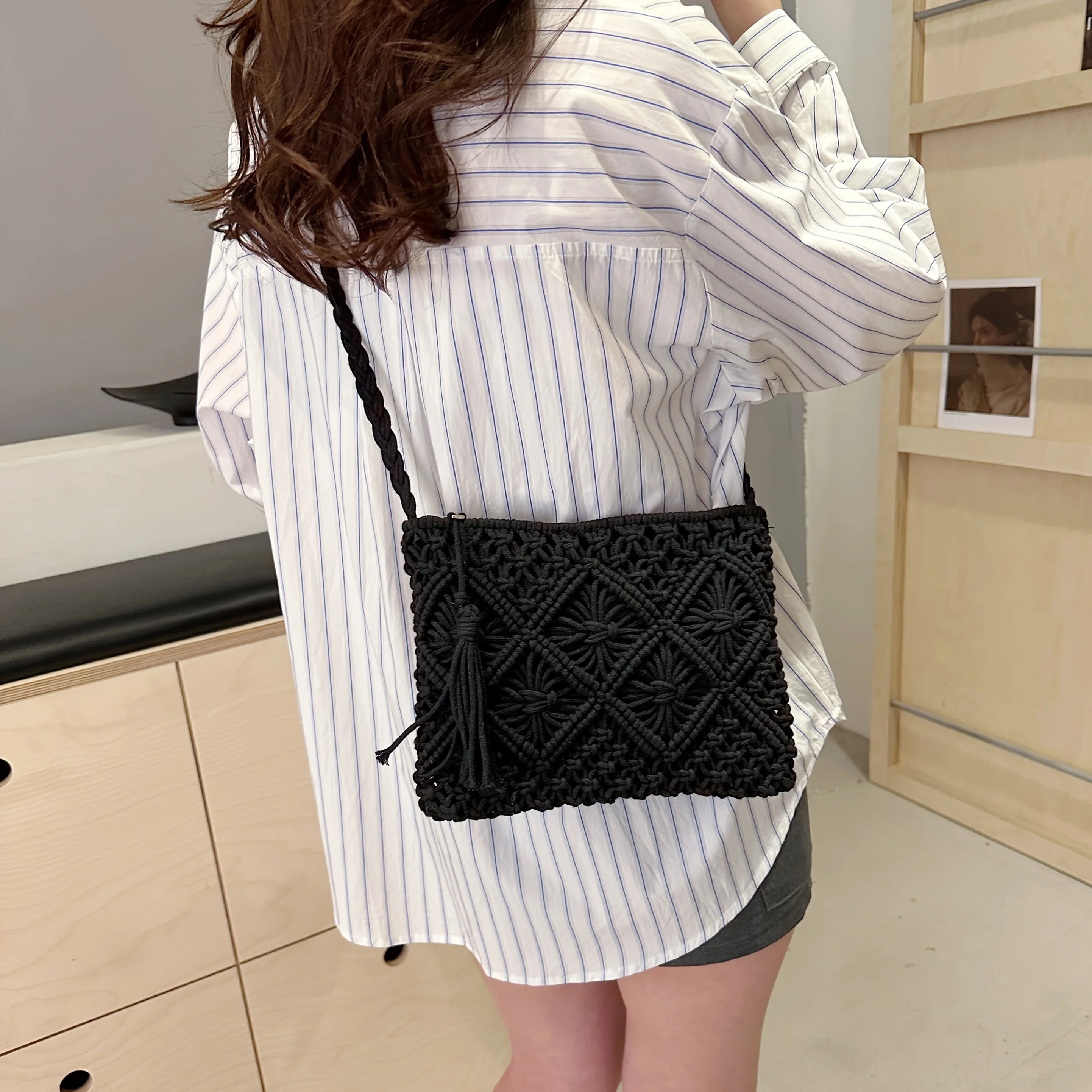 Bolsa Boho Chic Laura — Charme Artesanal com Elegância Natural
