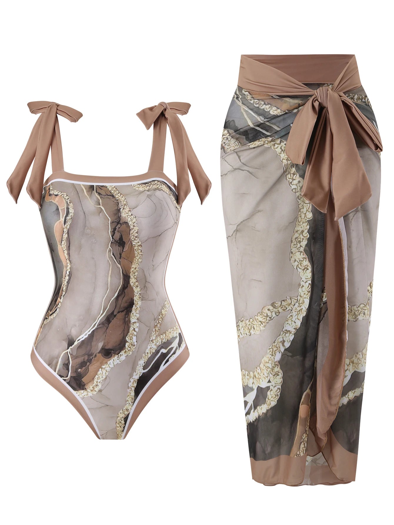Conjunto Maiô e Saída de Praia Campos
