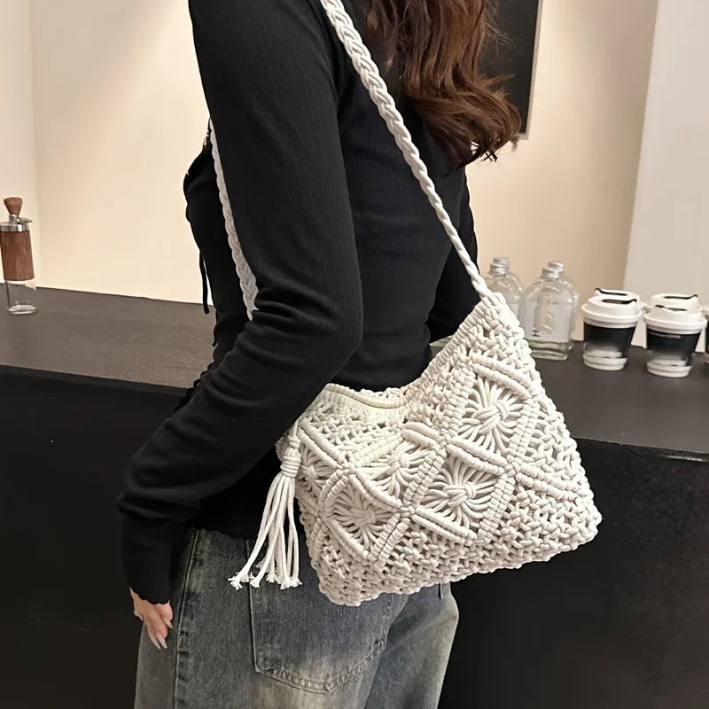 Bolsa Boho Chic Laura — Charme Artesanal com Elegância Natural