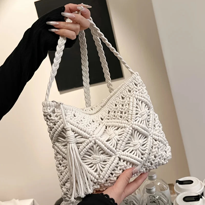 Bolsa Boho Chic Laura — Charme Artesanal com Elegância Natural