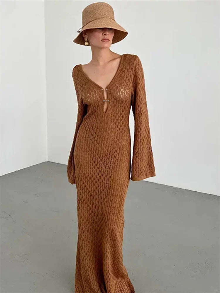 Vestido Longo de Praia Paraty — Sensualidade Elegante para Dias de Sol