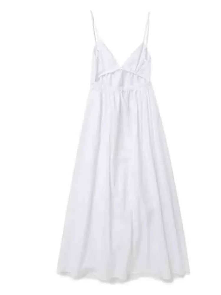 Vestido Luna Midi - Estilo Casual / Elegante para Todas as Ocasiões
