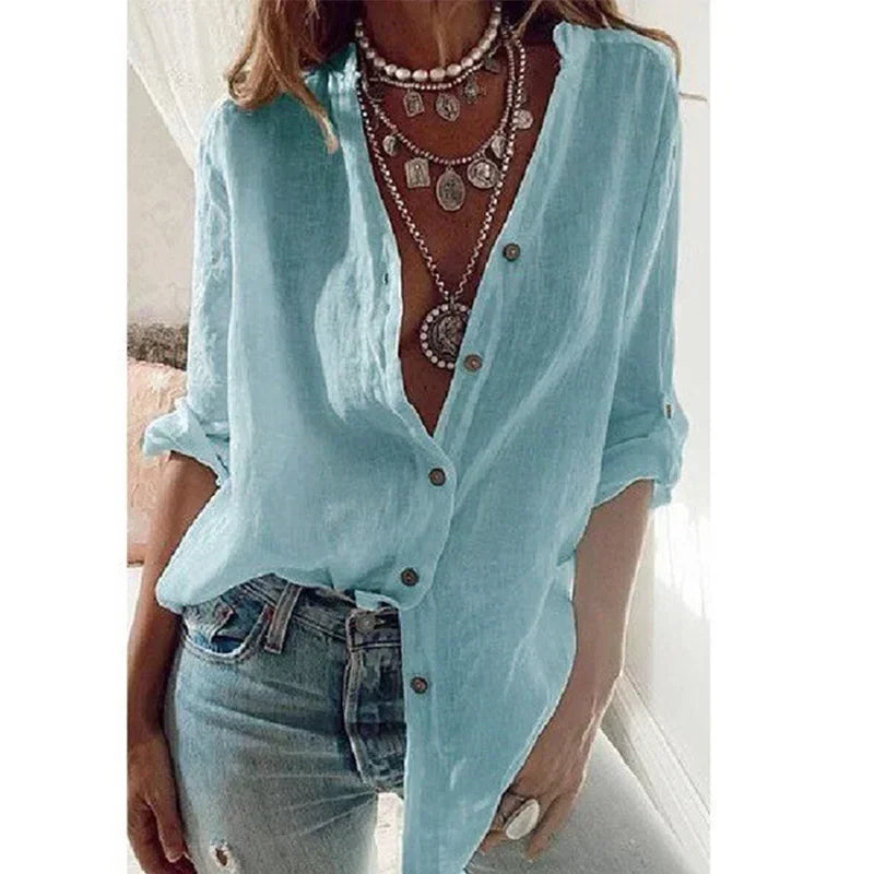 Camisa feminina Londres