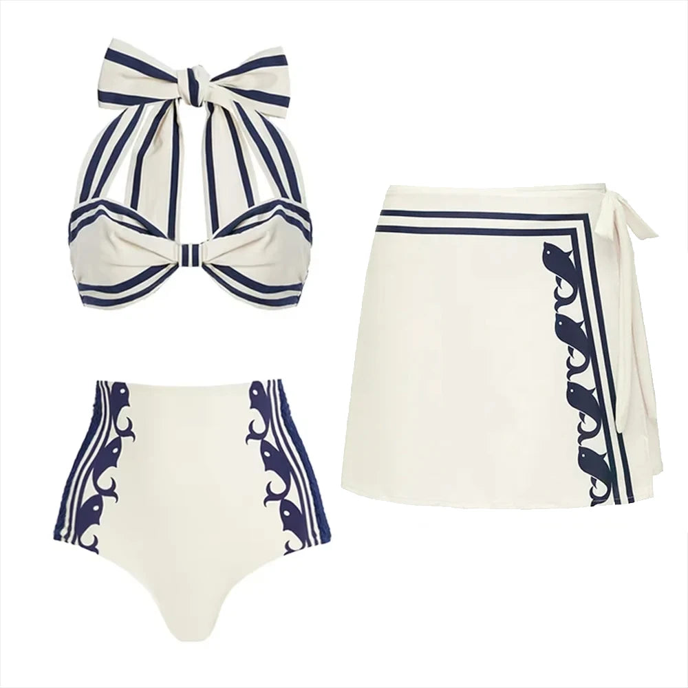 Conjunto Navy | Coleção Clássicos ✨ | HOTPANTS OU MAIÔ? SHORT OU SAIA? Os Dois ✨