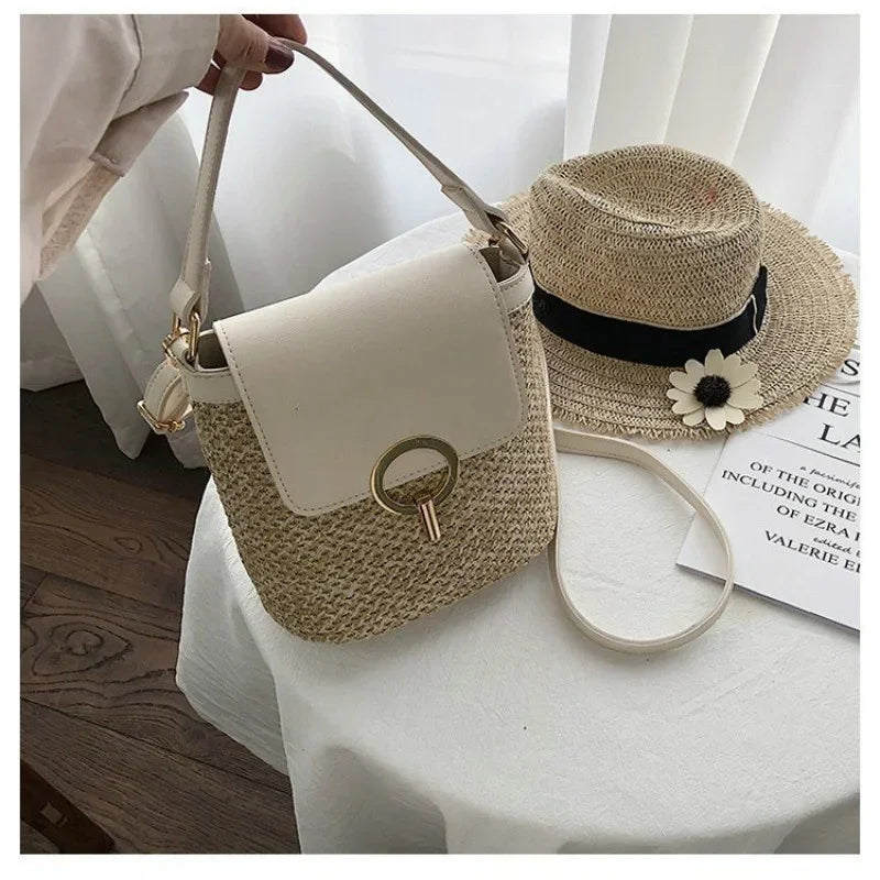 Bolsa de Palha Artesanal Any