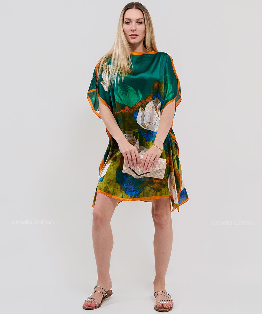 Kaftan Riviera — Émeraude | Gata Raposa™