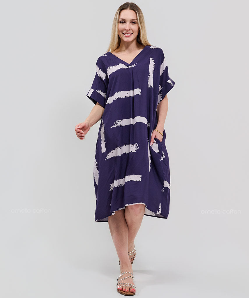 Kaftan Saara — Lavanda | Gata Raposa™