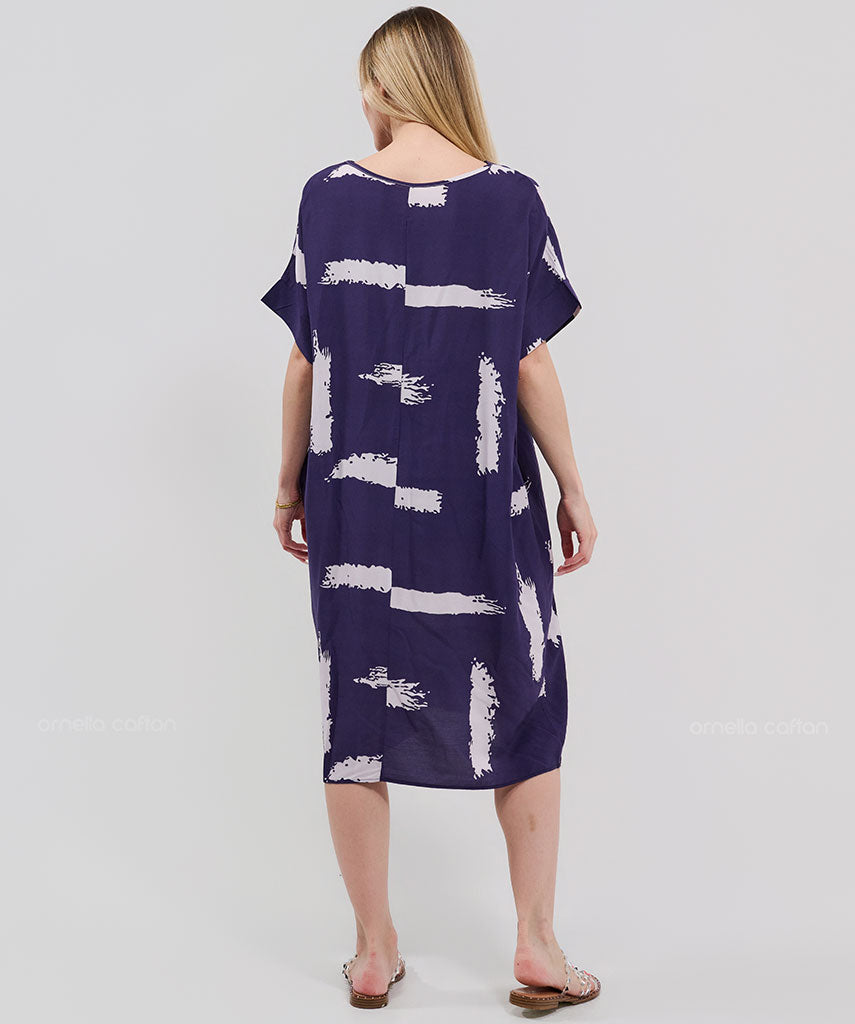 Kaftan Saara — Lavanda | Gata Raposa™