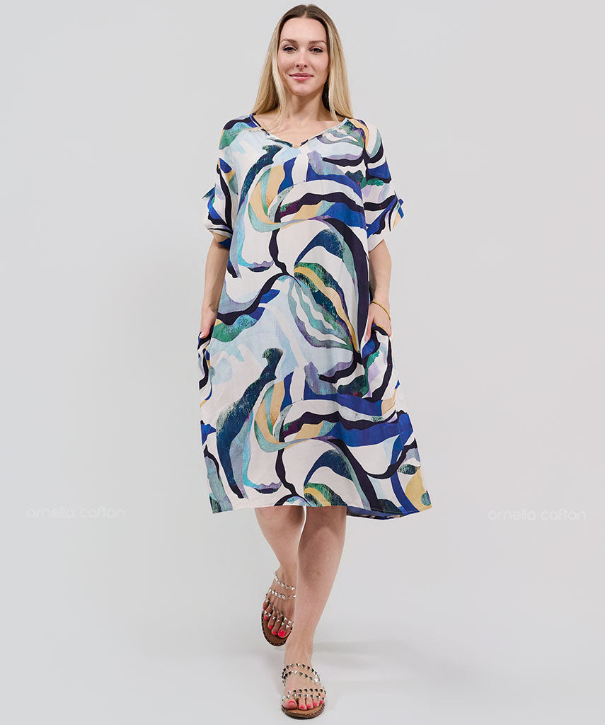 Kaftan Saara — Marfim | Gata Raposa™