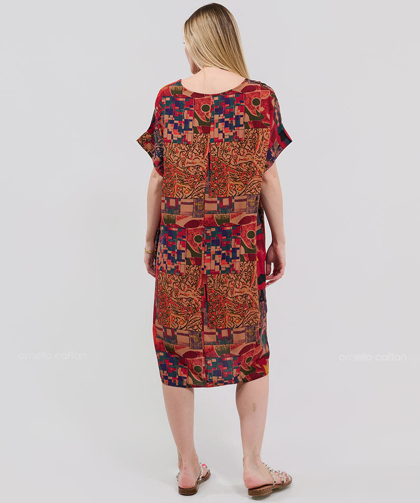 Kaftan Saara — Rubi | Gata Raposa™