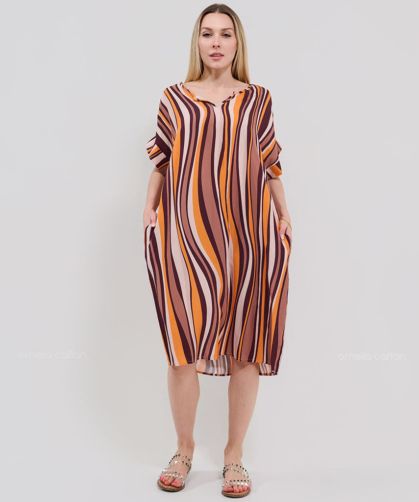 Kaftan Saara — Savana | Gata Raposa™
