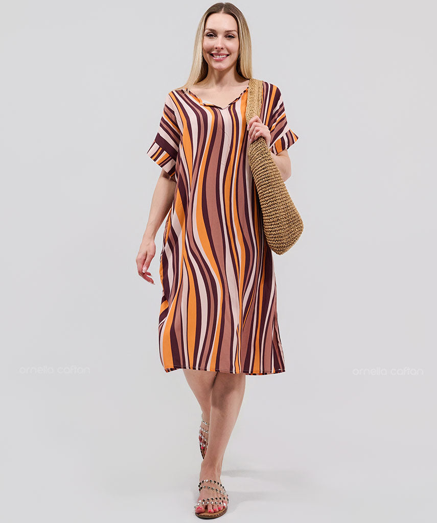 Kaftan Saara — Savana | Gata Raposa™