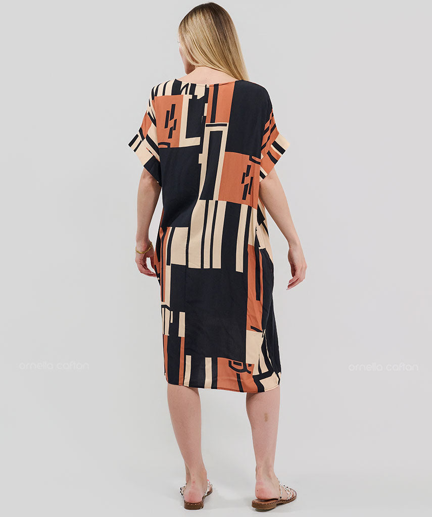 Kaftan Saara — Terracota | Gata Raposa™