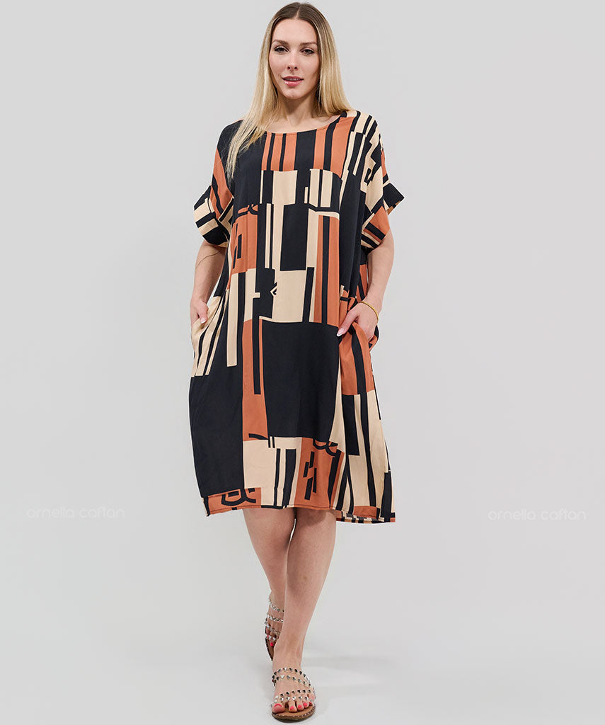 Kaftan Saara — Terracota | Gata Raposa™