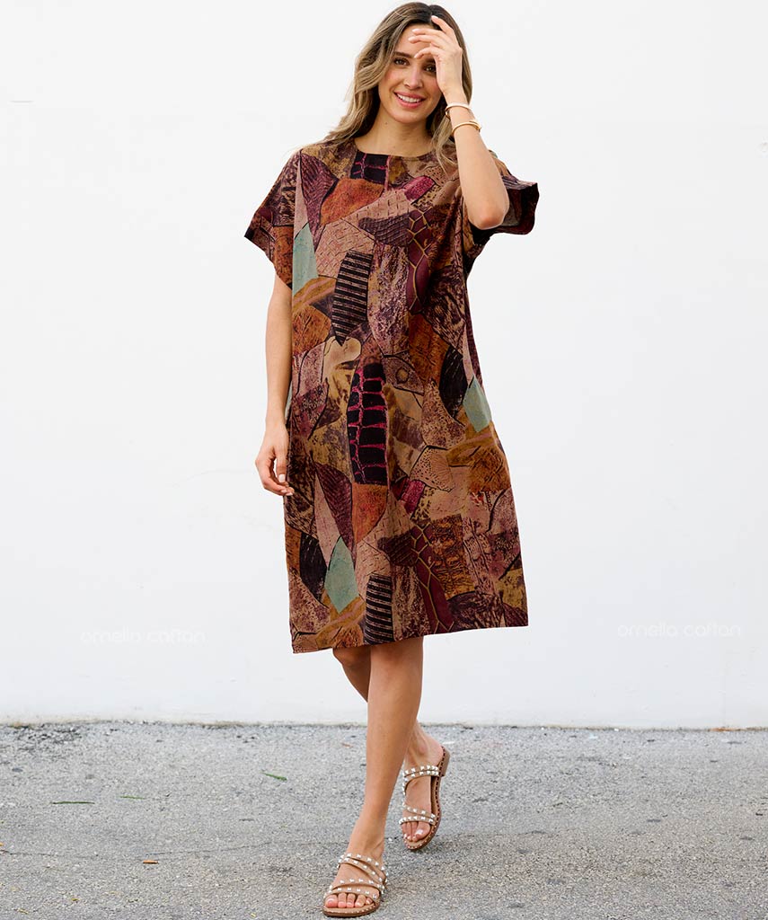 Kaftan Saara — Âmbar | Gata Raposa™