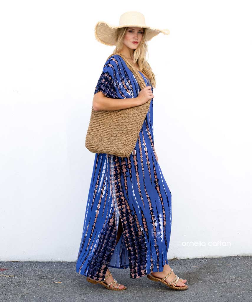 Kaftans Maví – Safira | Gata Raposa™