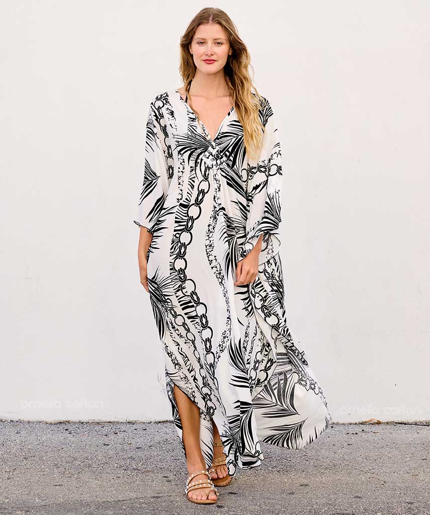 Kaftan Marfim | Gata Raposa™