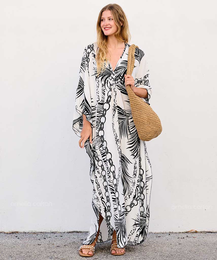 Kaftan Marfim | Gata Raposa™
