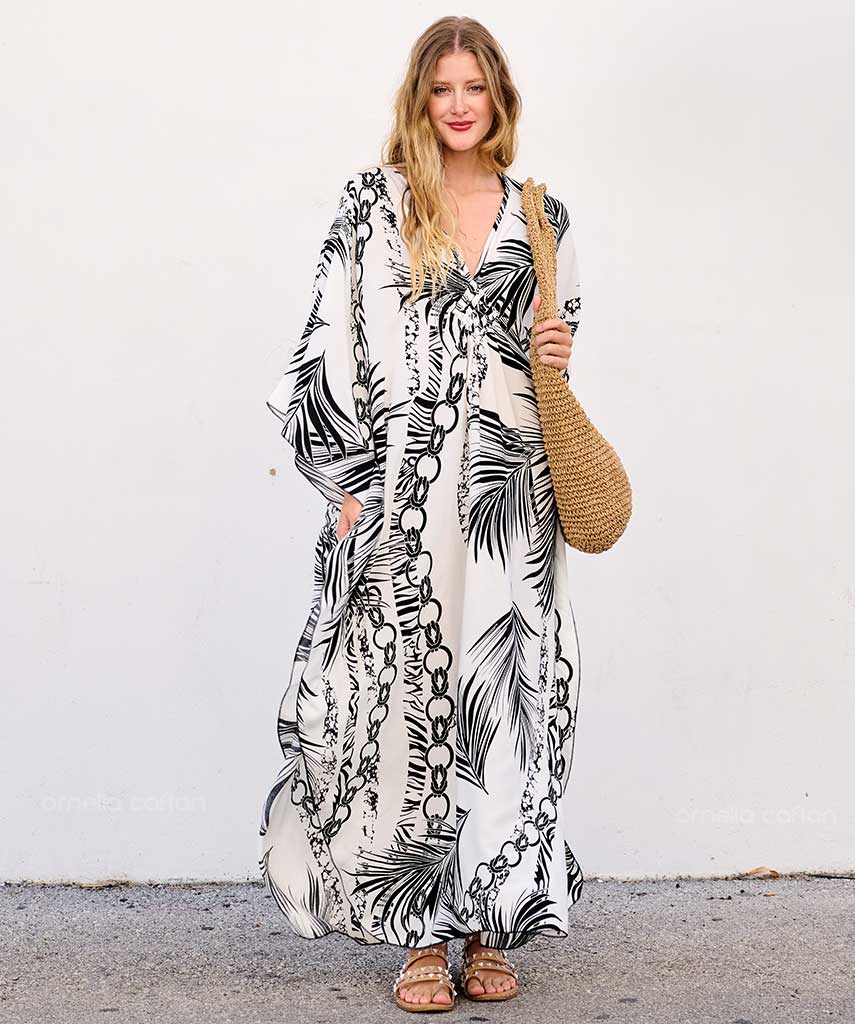 Kaftan Marfim | Gata Raposa™
