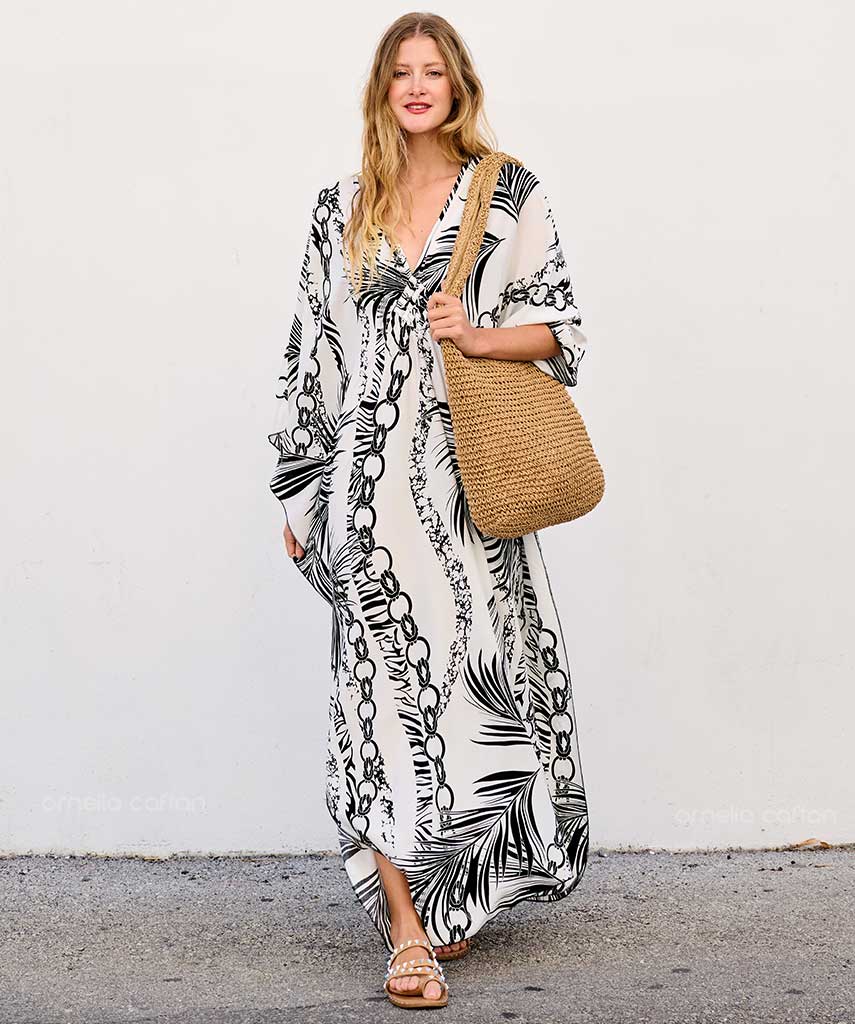 Kaftan Marfim | Gata Raposa™