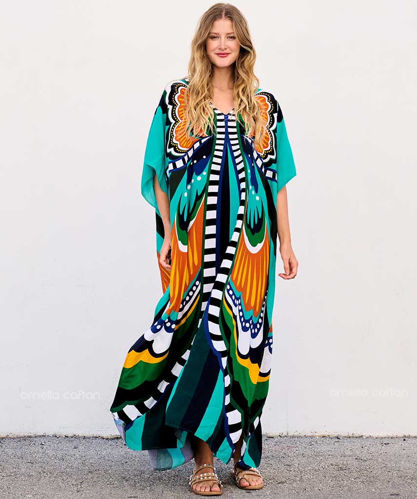 Kaftan Vibrações - Íris | Gata Raposa™