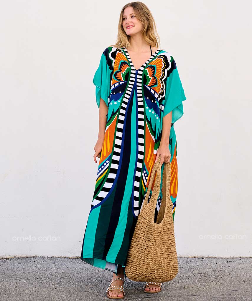 Kaftan Vibrações - Íris | Gata Raposa™