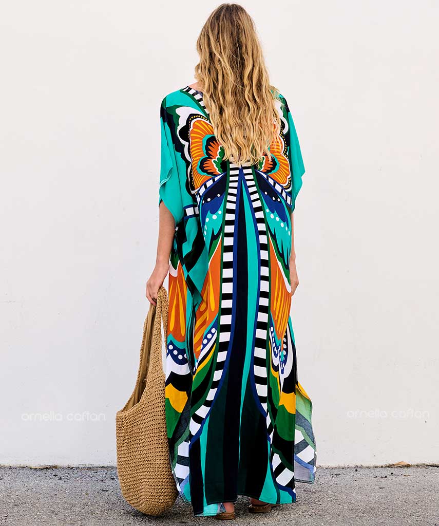 Kaftan Vibrações - Íris | Gata Raposa™