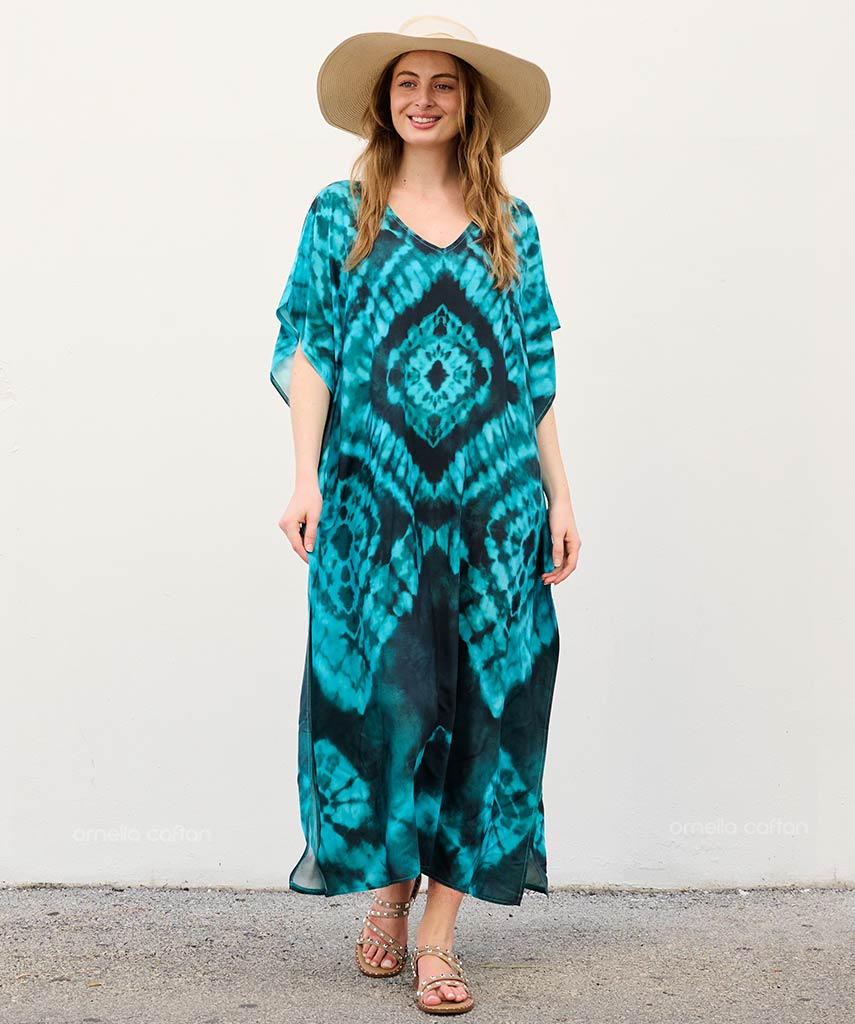 Kaftan Vibrações - Esmeralda | Gata Raposa™