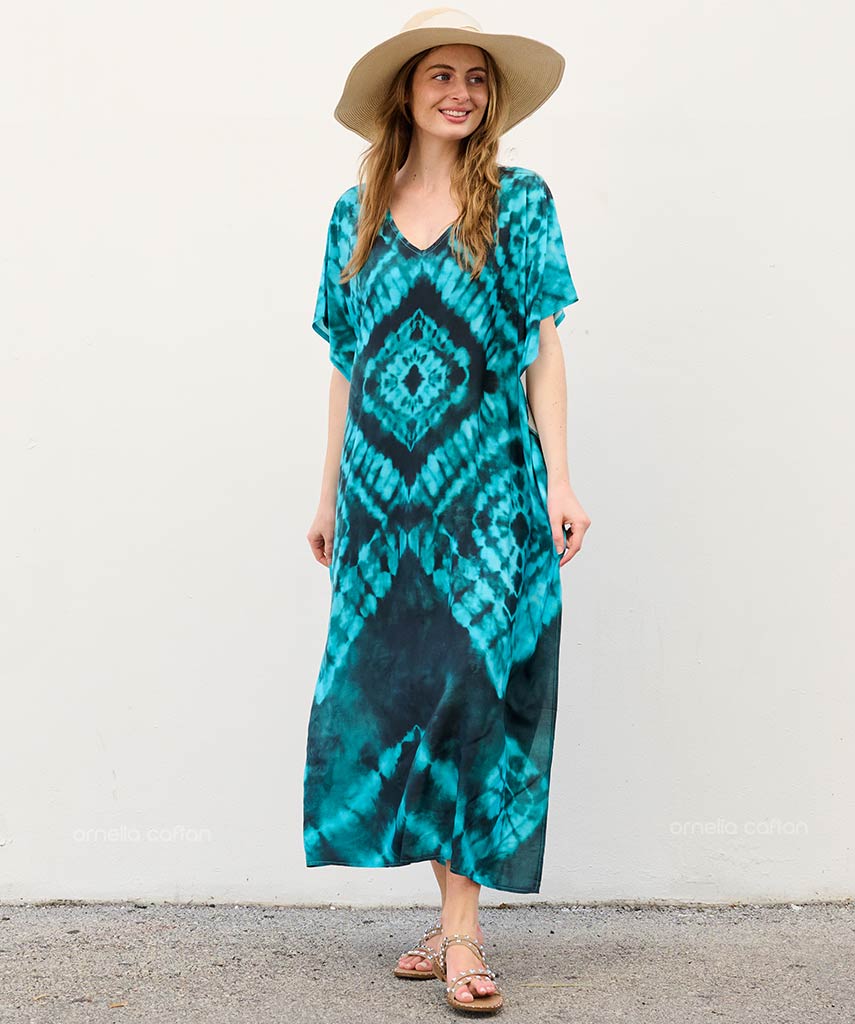 Kaftan Vibrações - Esmeralda | Gata Raposa™