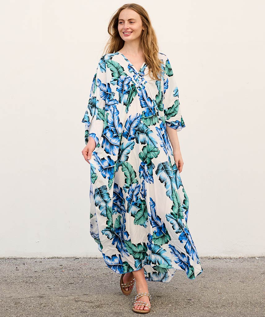 Kaftan Vibrações - Jade | Gata Raposa™
